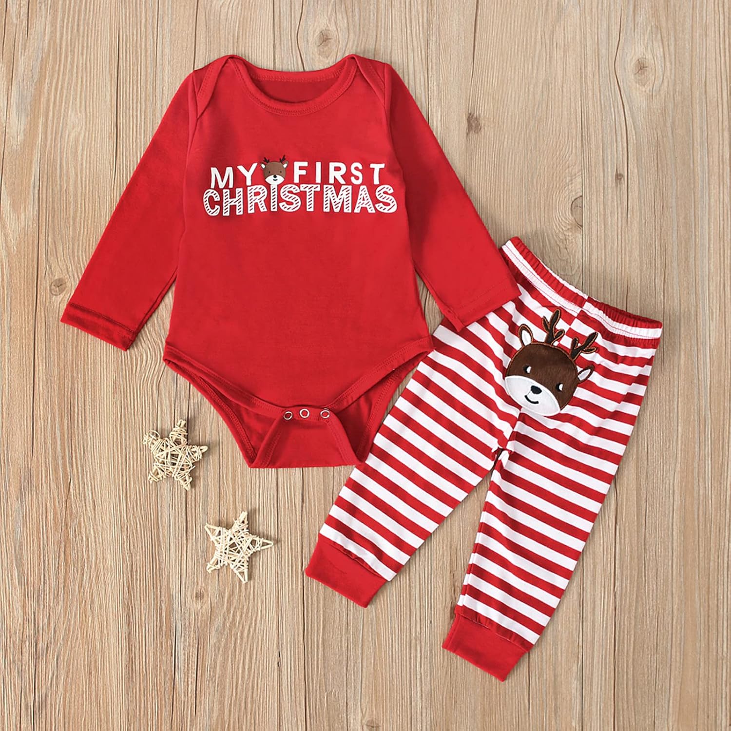 Infant Christmas Romper Set