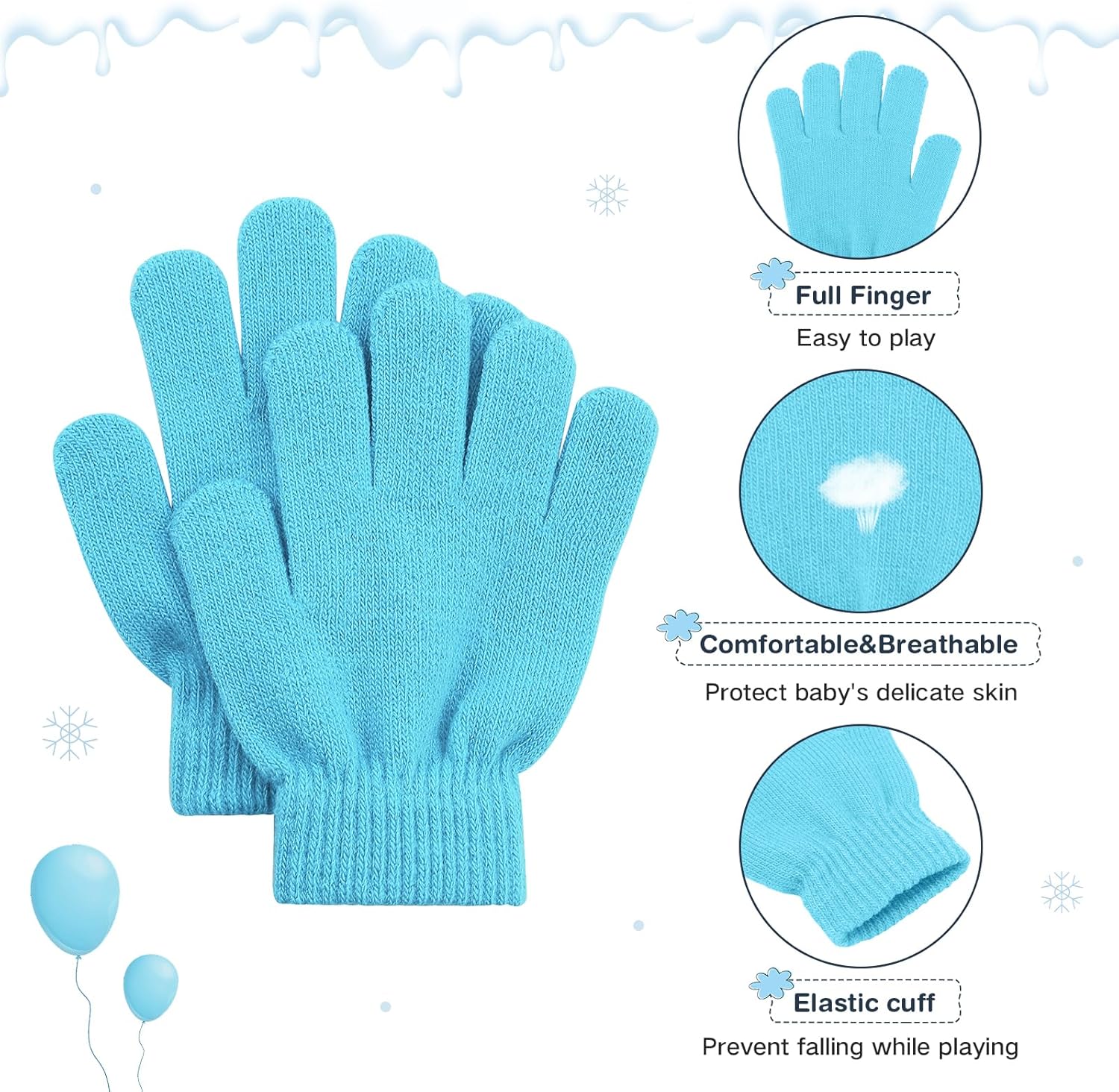 American Trends Toddler Magic Gloves Warm Huggies for Winter