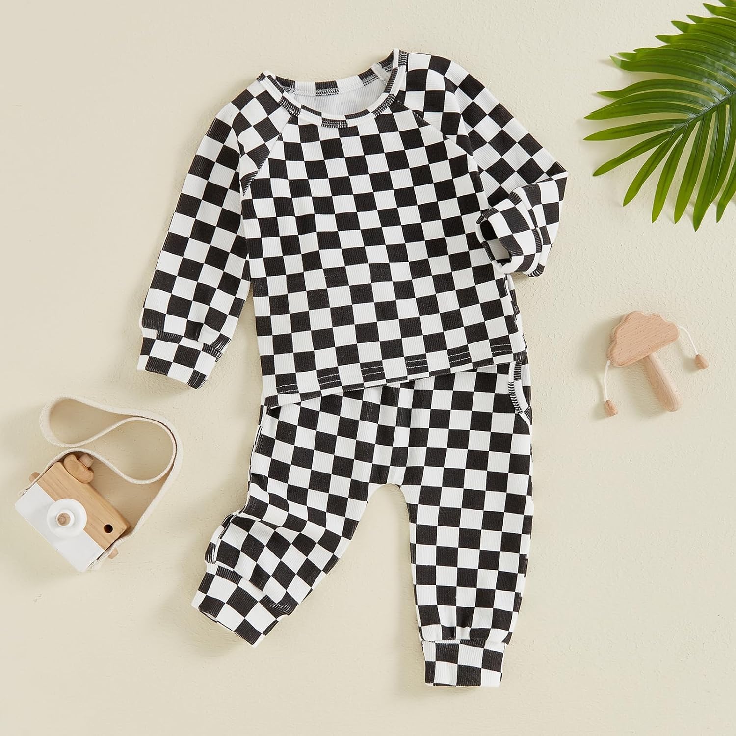 Toddler Autumn Outfit Set Boys Long Sleeve T 2