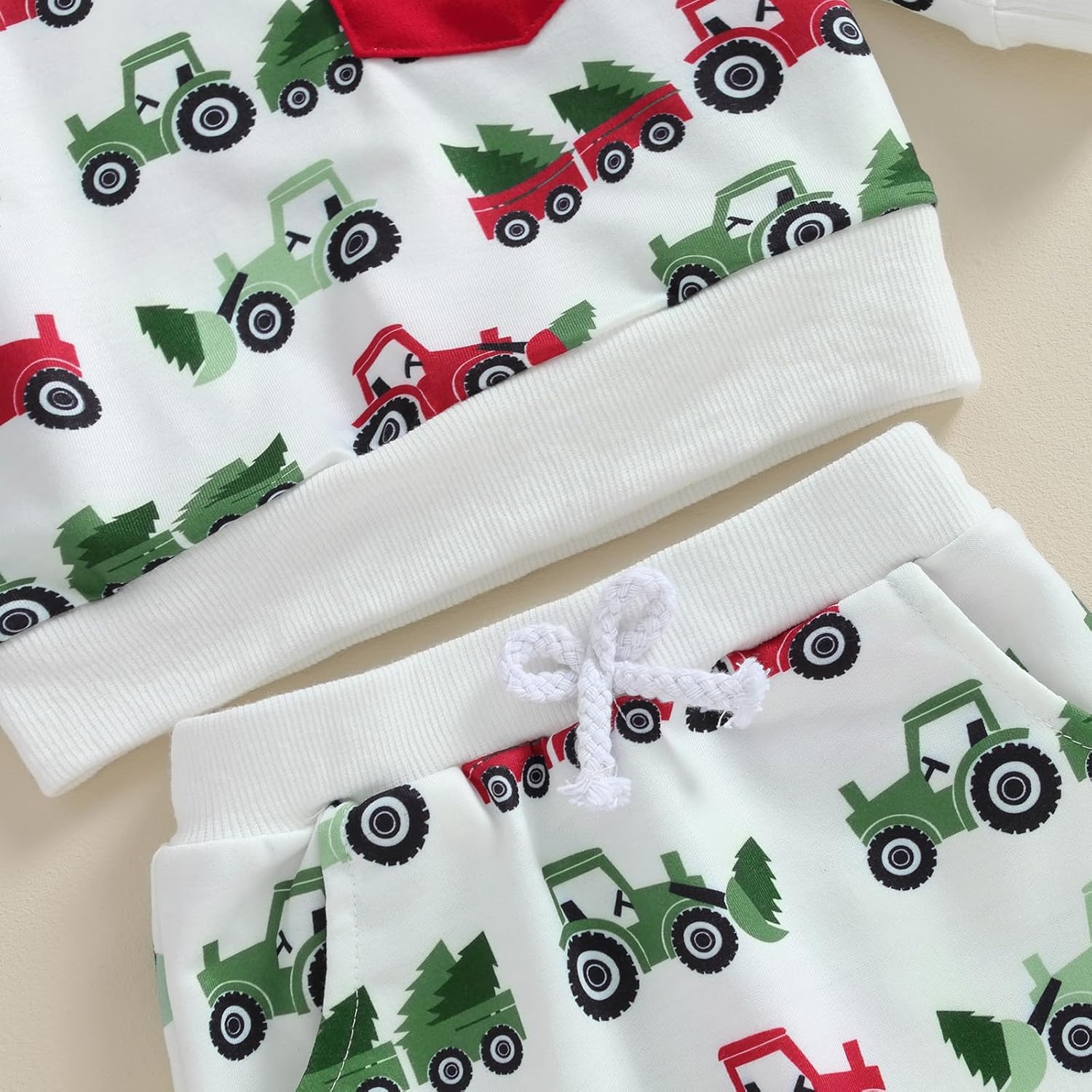 FIOMVA Chamoma Print First Christmas Outfit