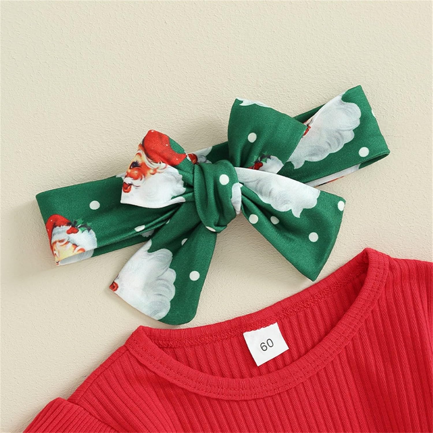Ruffle Romper Plus Set for Toddler Girls Christmas Accessories