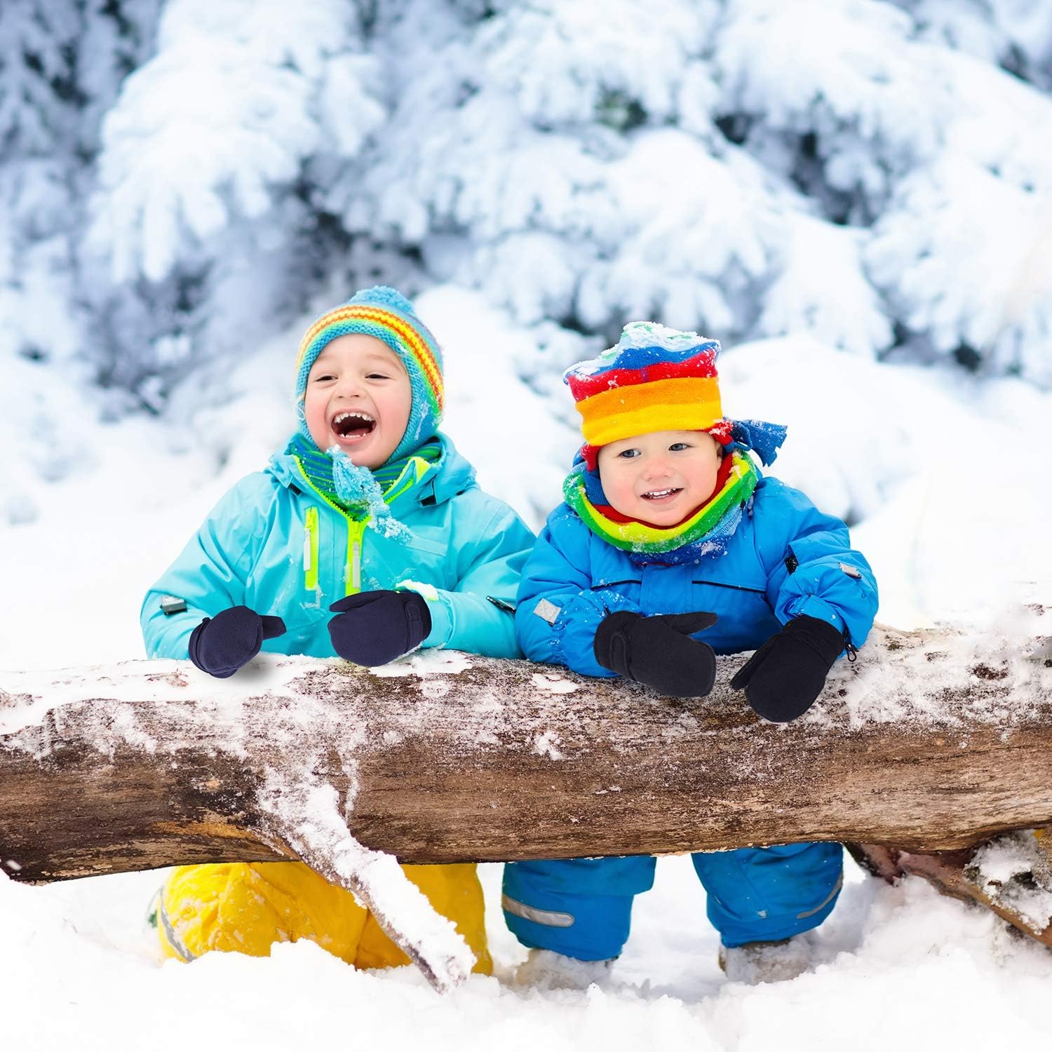 Reyow Toddler Mittens Stay Cozy in Style