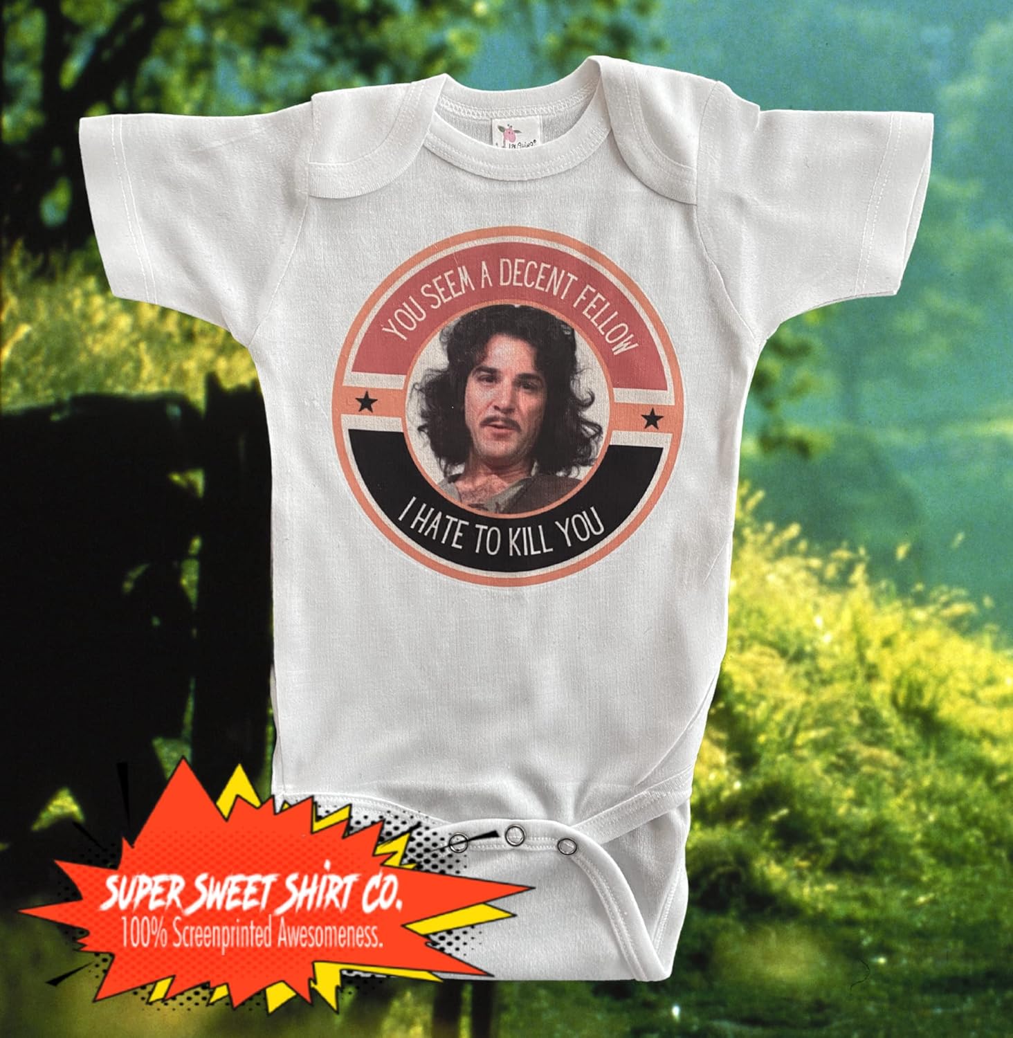 Handmade Princess Bride Inigo Montoya Baby Bodysuit