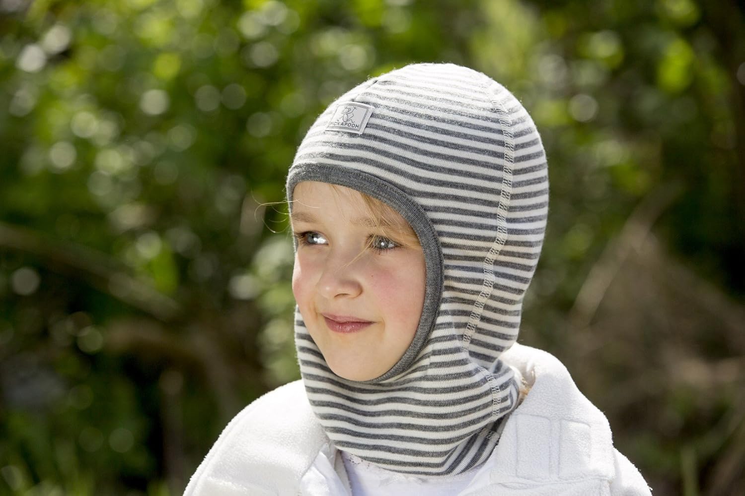Pickapooh Organic Winter Hats for Babies Merino Wool silk Balaclava