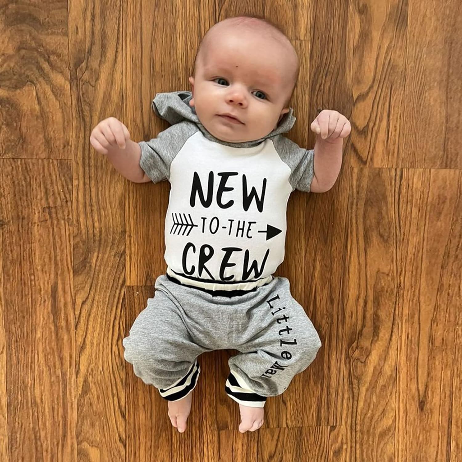 HINTINA Newborn Baby Romper Set Camo Boys Outfit