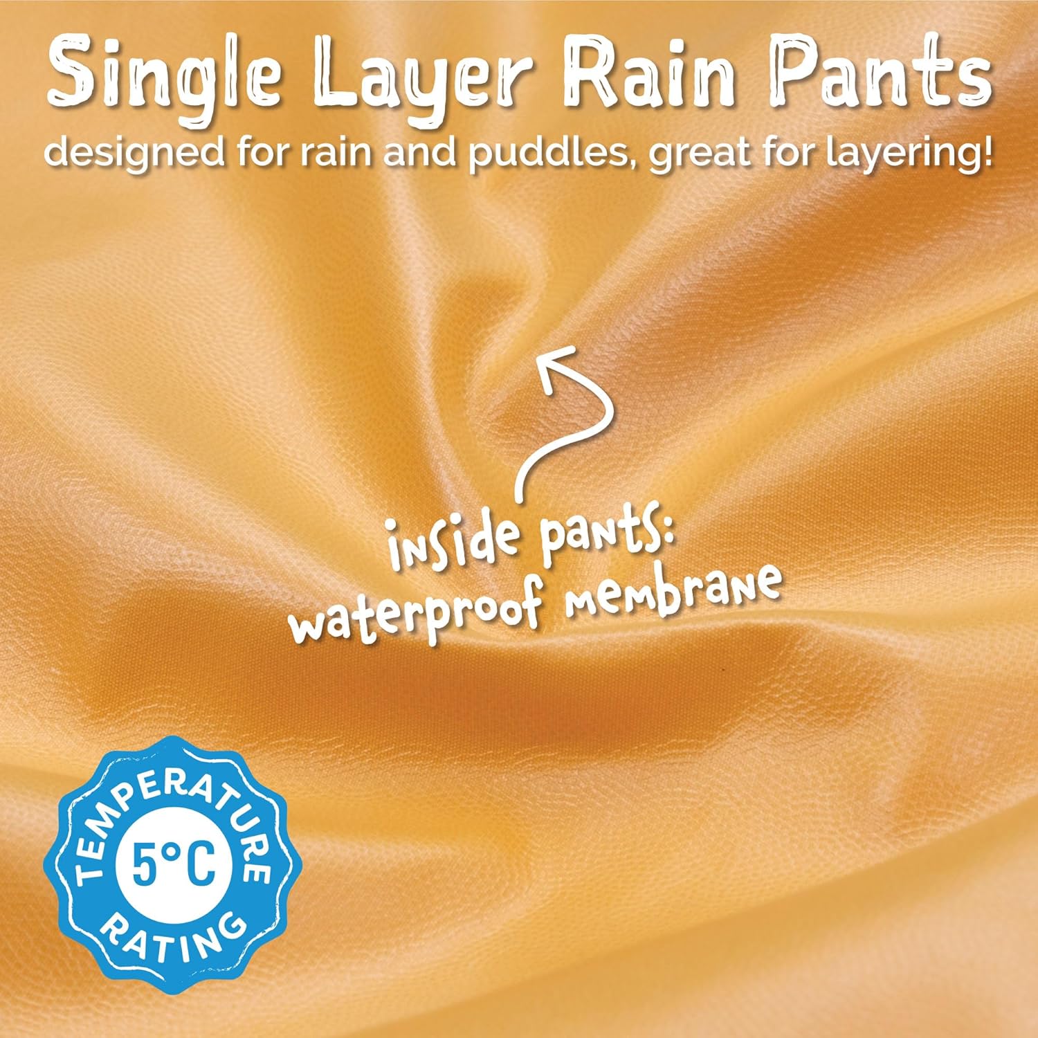 JAN JUL Waterproof Rain Pants for Girls