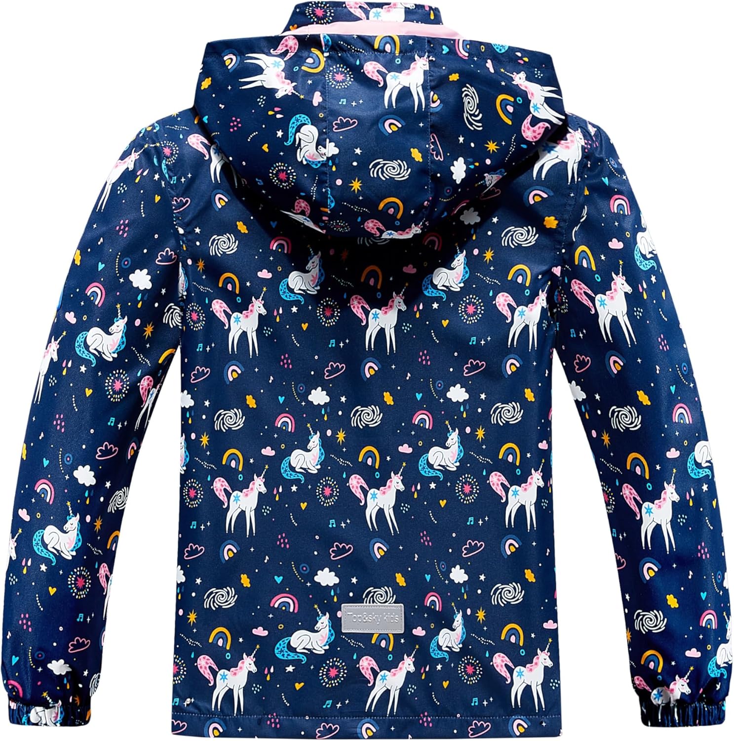 Kids Boys Dinosaur waterproof rain jacket