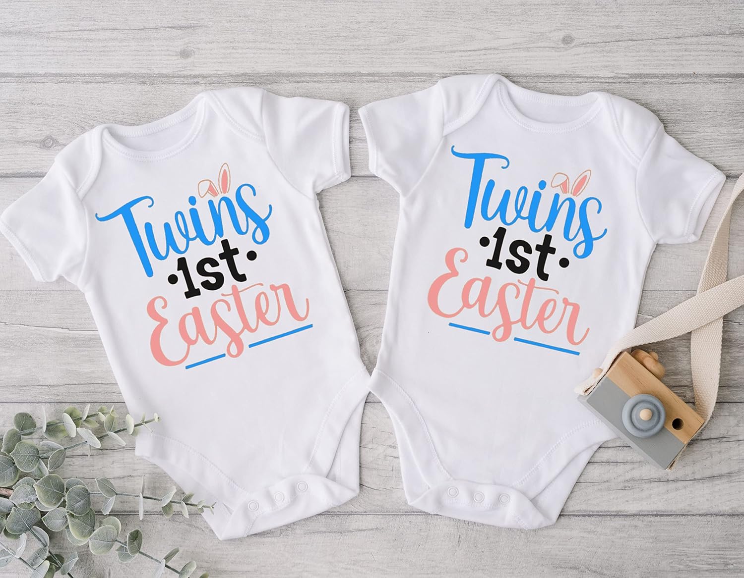 Handmade Twinned Wins 0-3 Months Twin Set Eastert Baby Girls