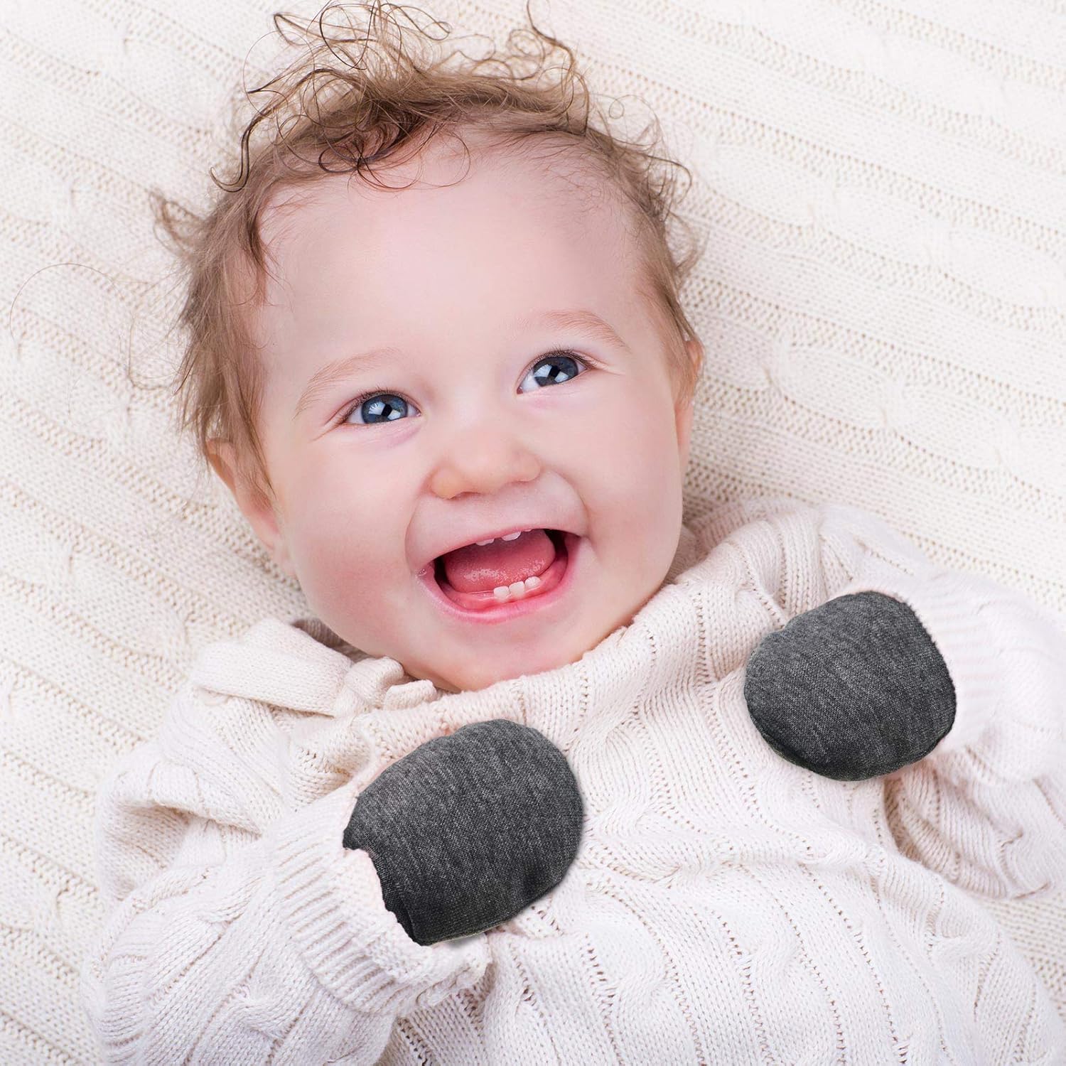 Perfect for Newborns Soft Baby Gloves Reusable Safe