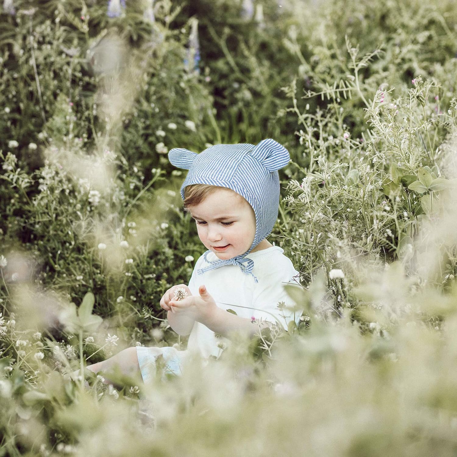 Adorable Bear Bonnet for Babies