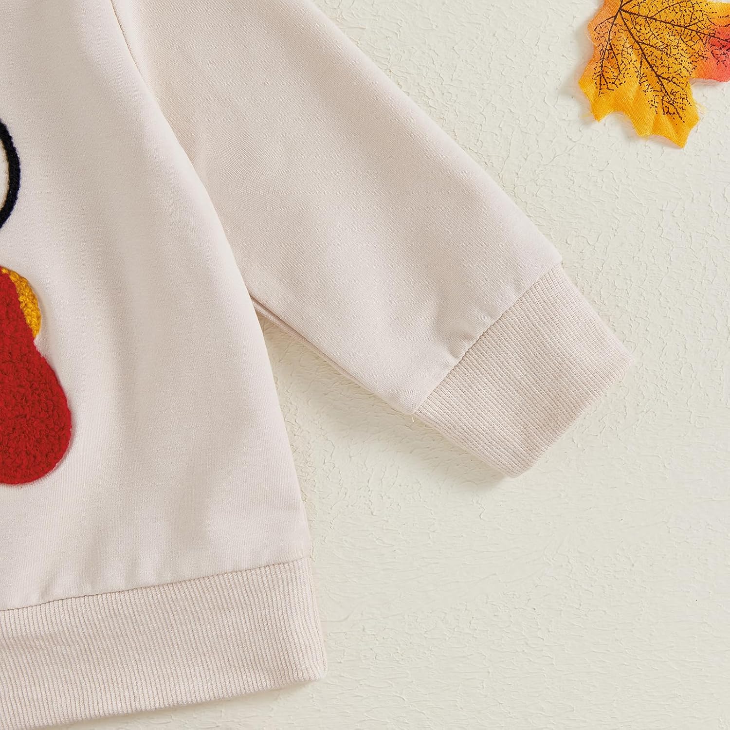 Motlapol Thanksgiving Baby Boy Outfit Set Print - Toddler Sweatsuit