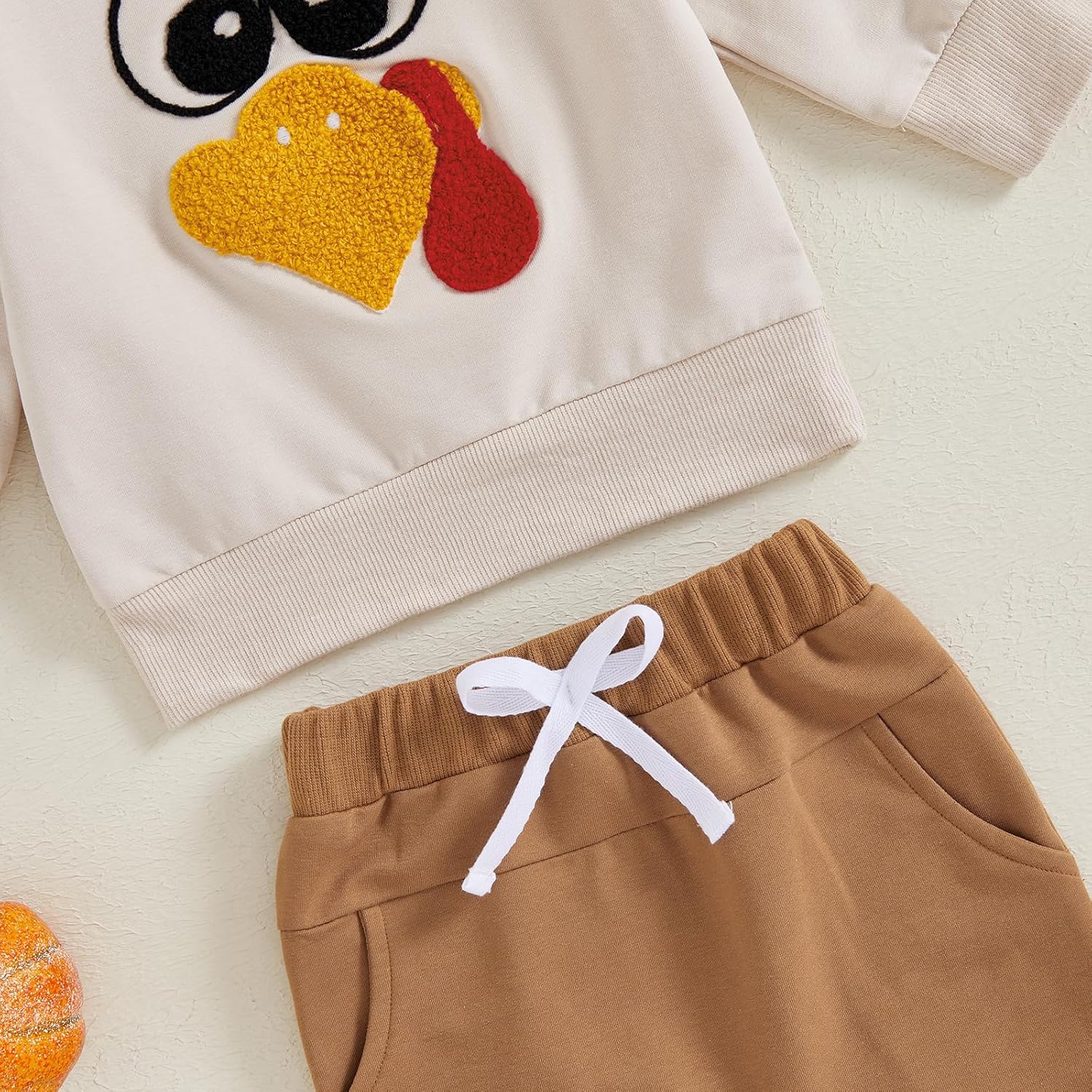 Motlapol Thanksgiving Baby Boy Outfit Set Print - Toddler Sweatsuit