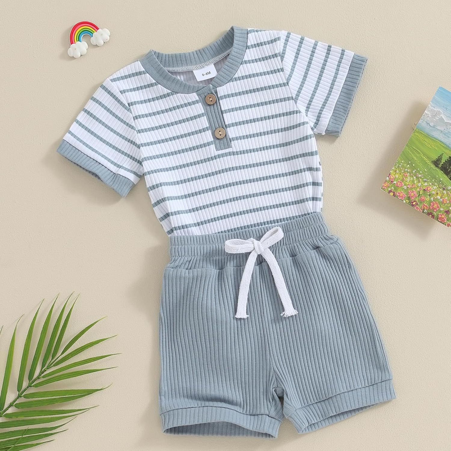 Adorable 2-Piece Romper Set for Baby