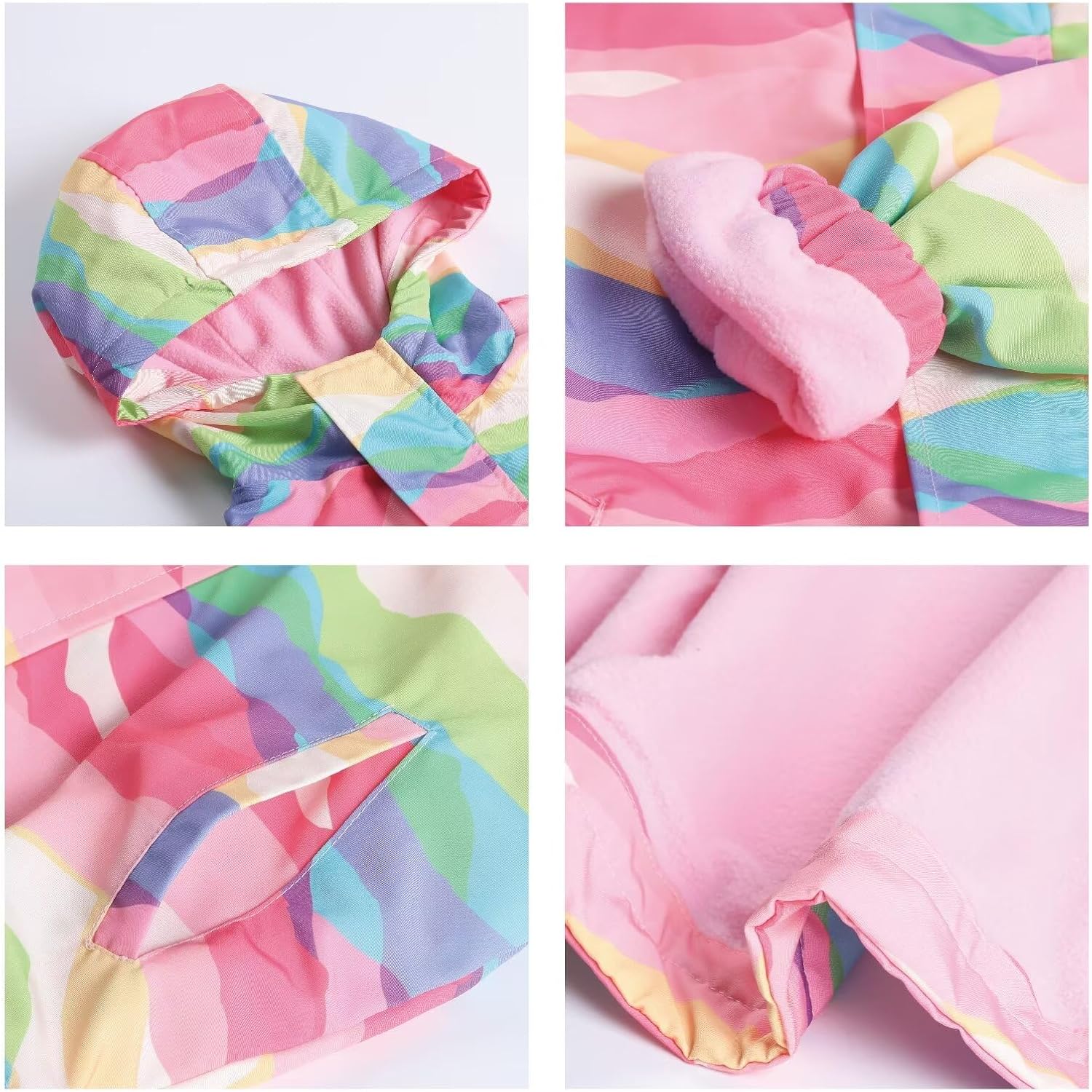 Comfortable and Water-Resistant Rain Jacket for Kids - Girls