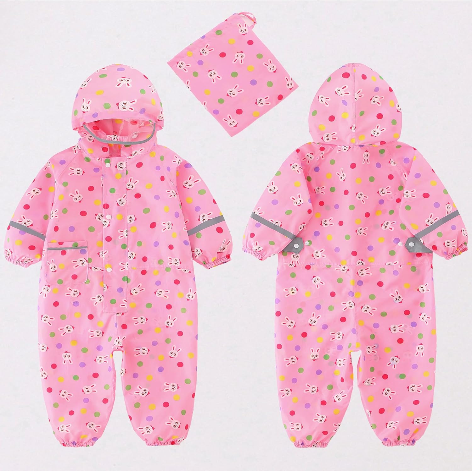 Fewlby Toddler Rain Jacket Coverall
