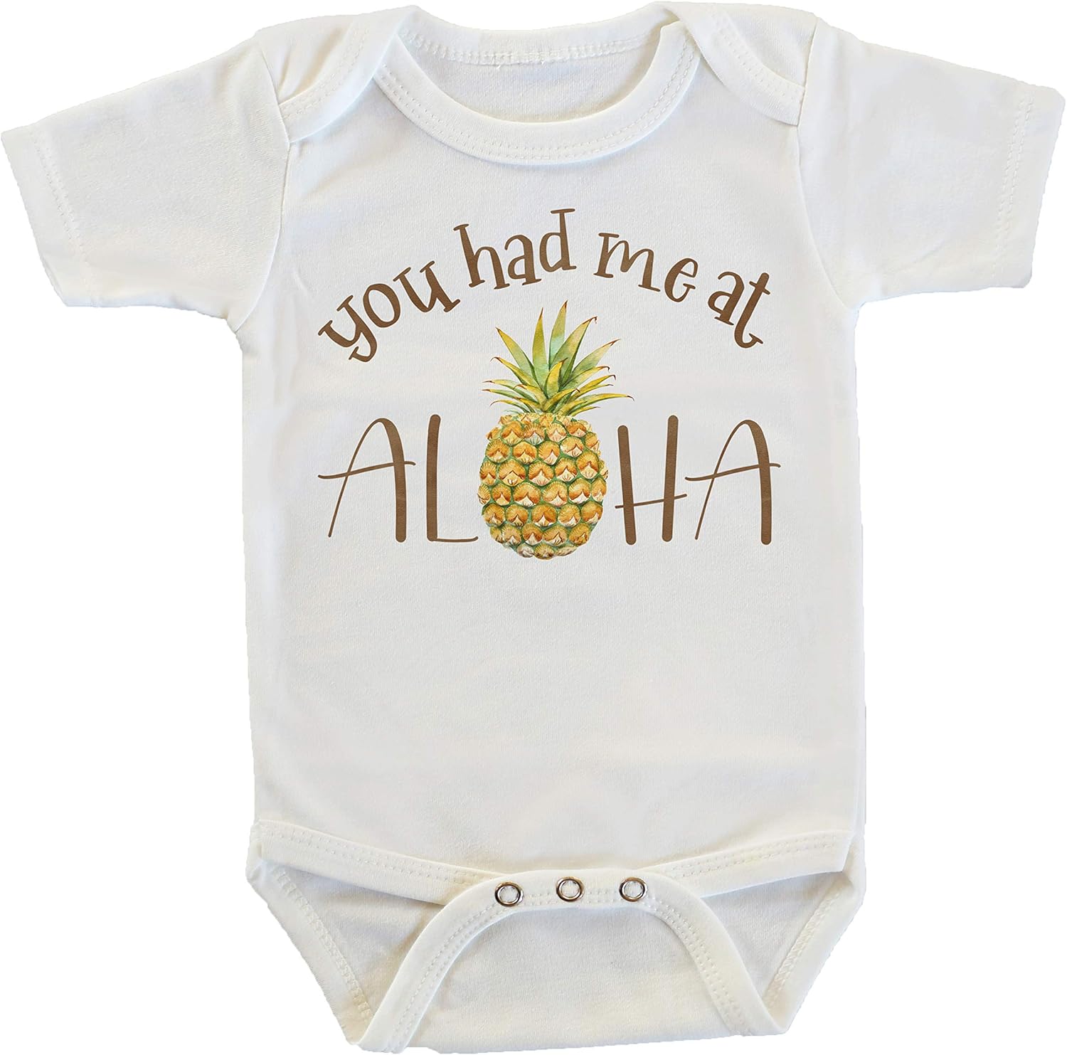 Witty and Bitty Aloha Pineapple Onesie