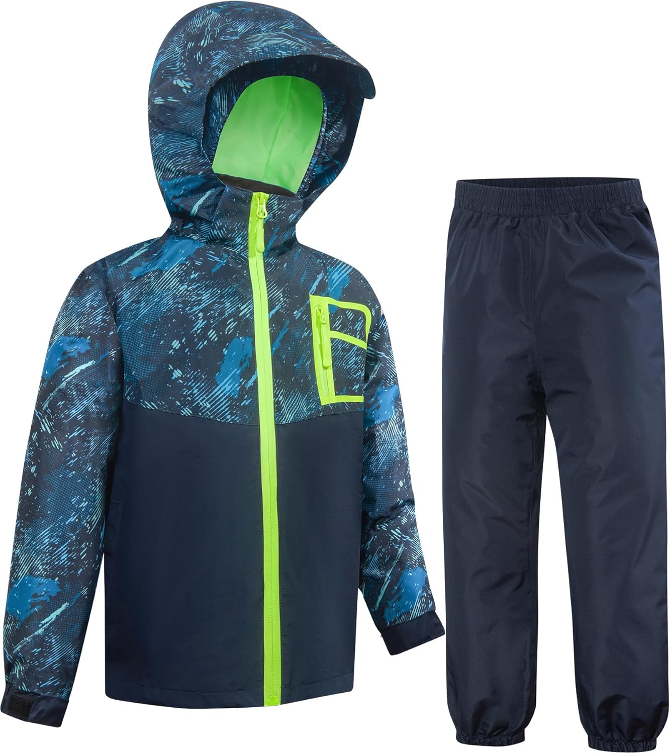 Adorable Kids Rain Coats and Pants Set