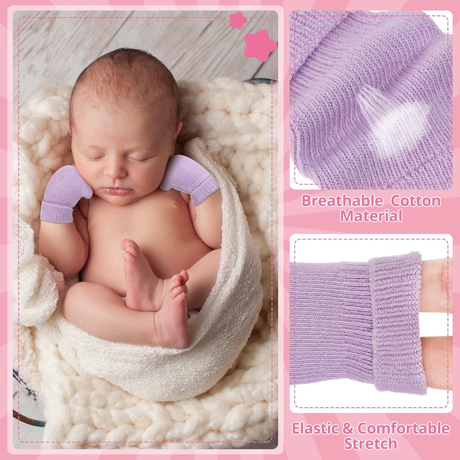 Safe Soft Newborn Gloves