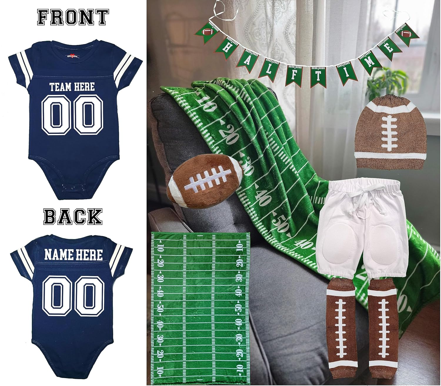 Handmade Team Football Uniform Set DEuced Design