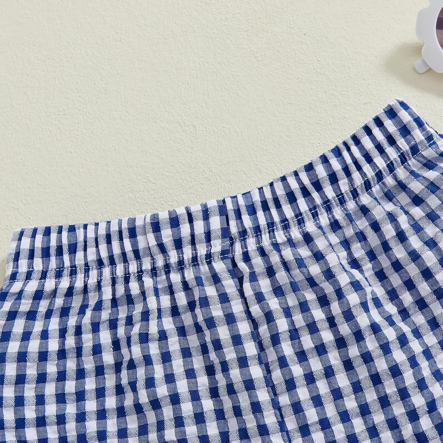 Perfect for Babies Plaid Ruffle Shorts for Toddlers