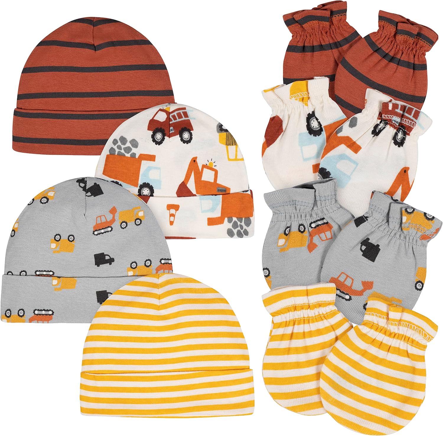 Gerber Baby Boys Cap Mitten Set Soft and Cozy for Little Ones