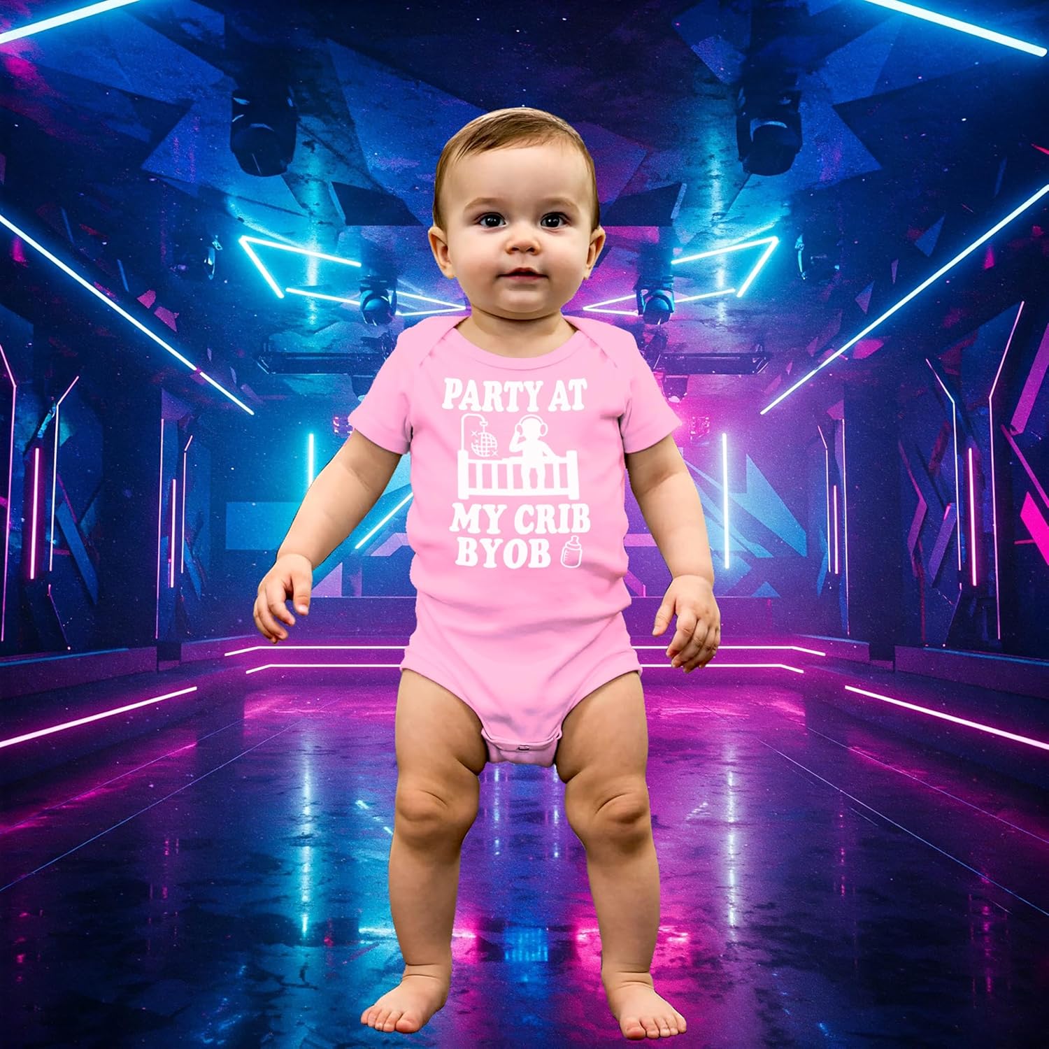 Reaxion Funny Cute Baby Party bodysuits